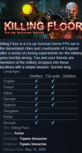 Killing Floor Steam - Click Image to Close